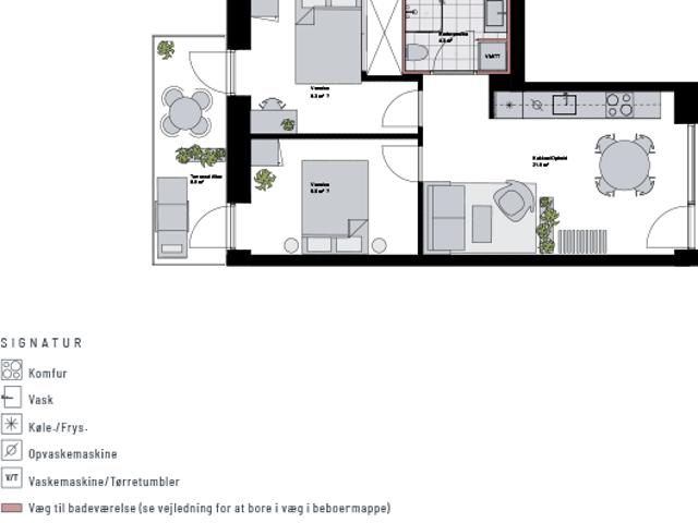 Lejlighed til leje i Vestervold, København