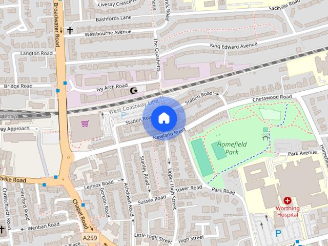 House for rent in Worthing, West Sussex