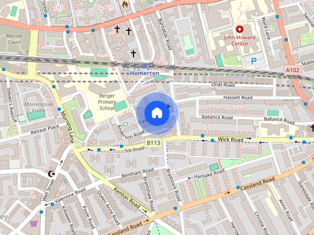 House for rent in Homerton, Greater London