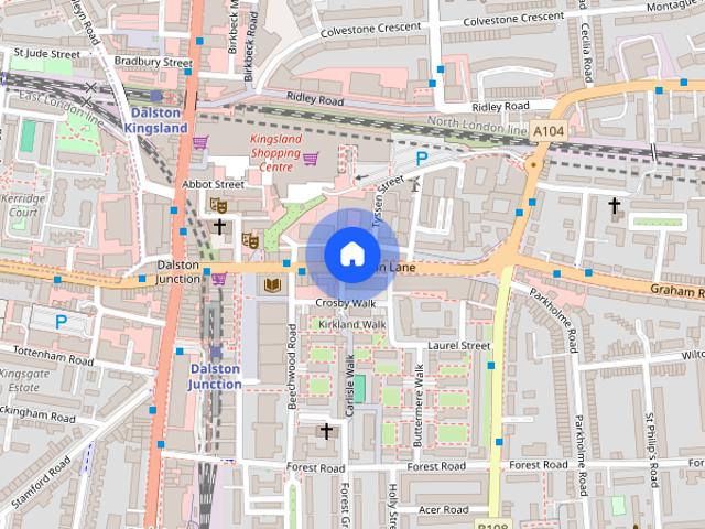 Apartment for rent in Dalston, De Beauvoir Town