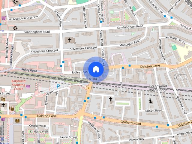 Apartment for rent in Shacklewell, Greater London