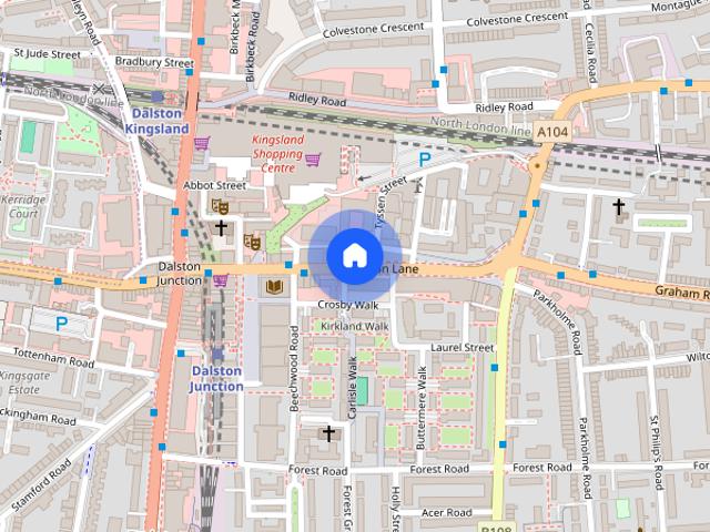 Apartment for rent in Dalston, De Beauvoir Town