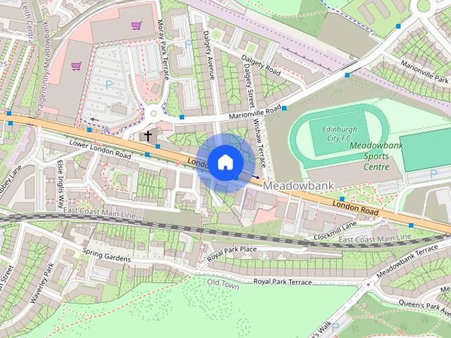 Apartment for rent in Meadowbank, Scotland