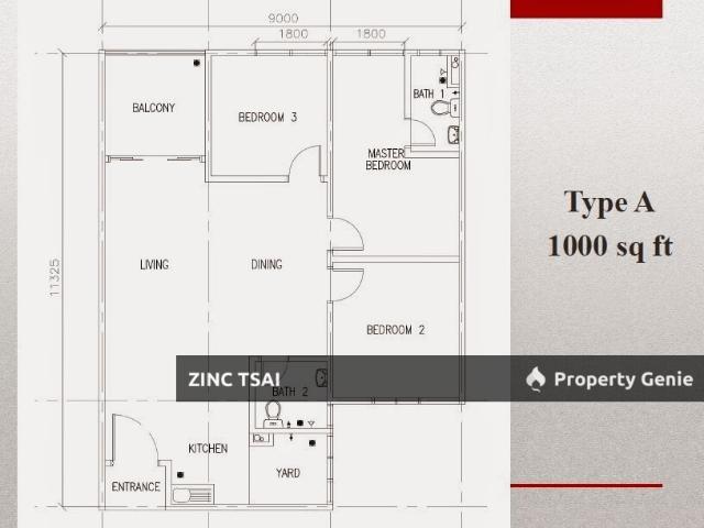 Apartment for rent in Kajang, Langat
