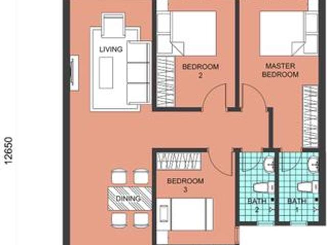 Apartment for rent in Alor Setar, Kedah