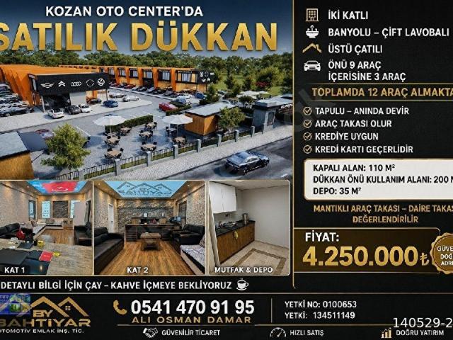 Kozan, Adana içerisinde satılık Dükkan