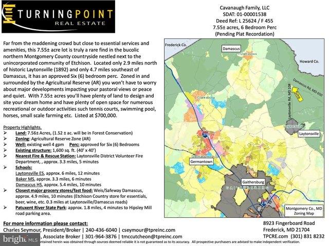 Land for sale in Gaithersburg, Maryland