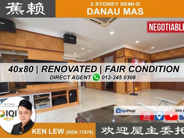 House for sale in Danau Mas, Majlis Perbandaran Ampang Jaya