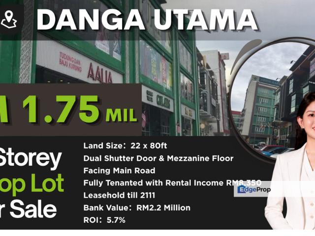 Shop for sale in Johore Bahru, Johor