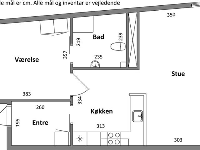 Lejlighed til leje i Holstebro, Århus