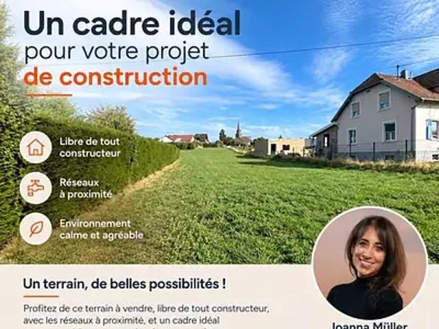 Terrain vente à Dannemarie, Collectivité européenne d'Alsace