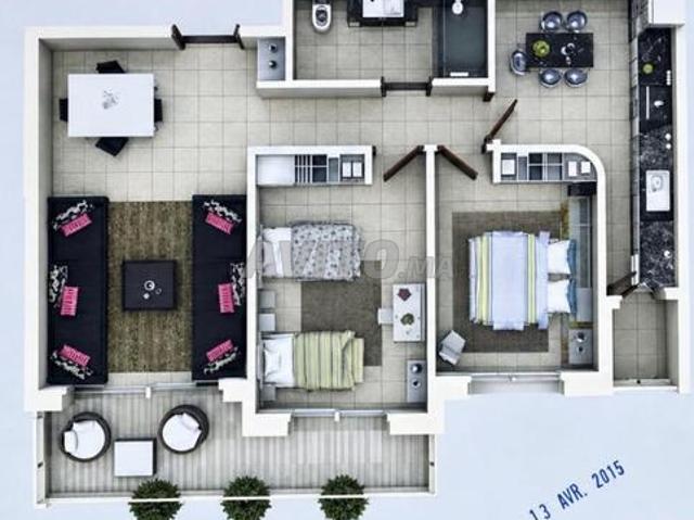 Appartement location à Anfa, Gharb-Chrarda-Beni Hssen