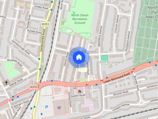 Apartment for rent in North Sheen, Greater London