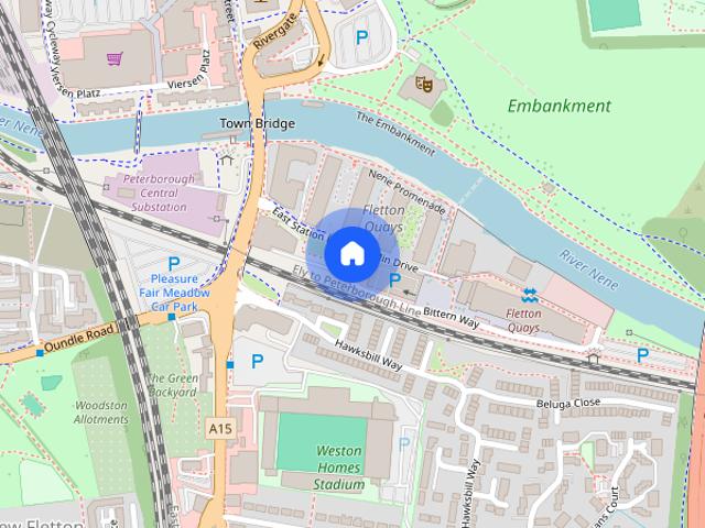 Apartment for rent in Fletton Quays, Peterborough