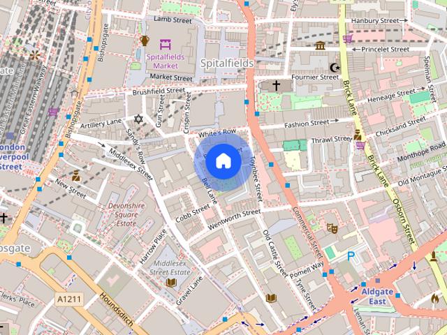Apartment for rent in Spitalfields, Whitechapel