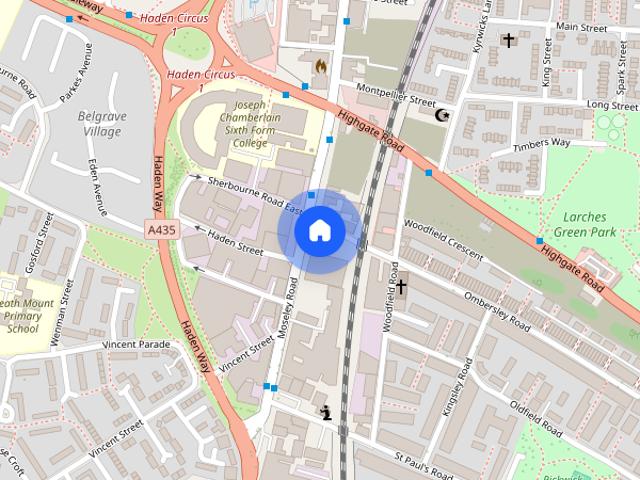 Apartment for rent in Balsall Heath, Sparkhill