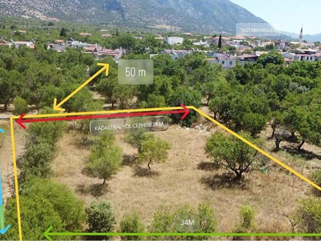 Yazı, Datça içerisinde satılık Arsa