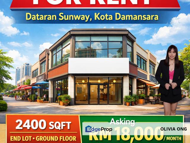Shop for rent in Petaling, Damansara Damai
