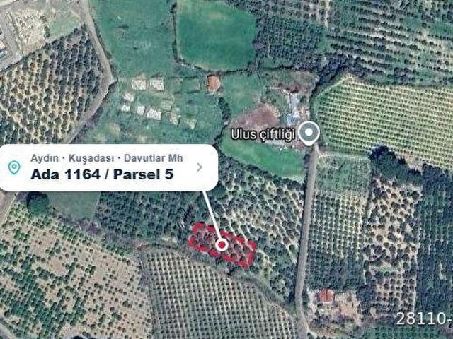 Davutlar Mahallesi, Kuşadası içerisinde satılık Arsa