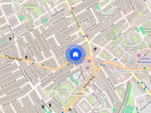 Apartment for rent in Walham Green, Greater London