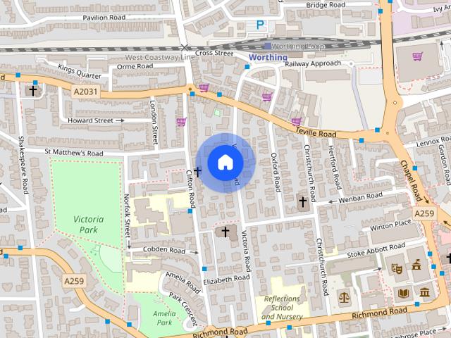 Apartment for rent in Broadwater, Worthing