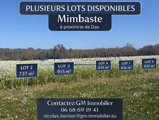 Terrain vente à Dax