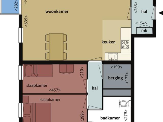 Appartement te huur in Purmerend, Noord Holland