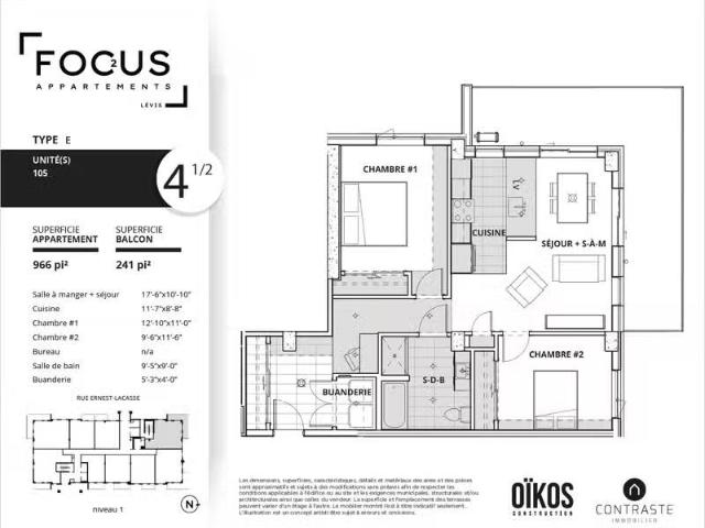 Condo for rent in Lévis, Quebec