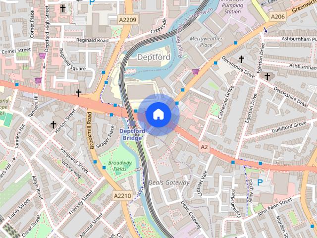 Apartment for rent in London Borough of Lewisham, Deptford