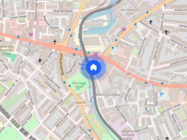Apartment for rent in London Borough of Lewisham, Deptford