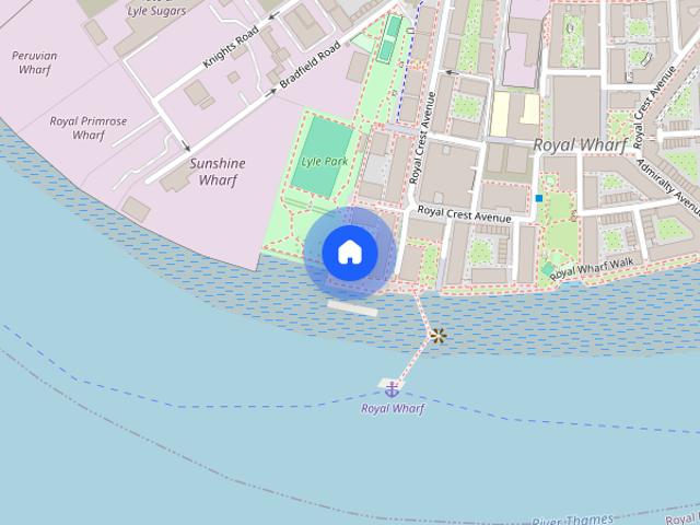 Apartment for rent in Royal Wharf, Greater London