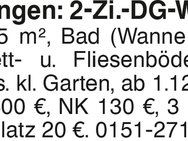 Wohnung mieten in Deggingen, Baden-Württemberg
