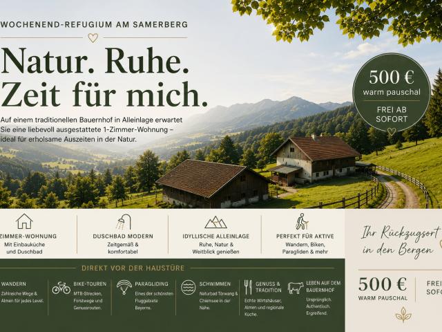 Wohnung mieten in Samerberg, Bayern