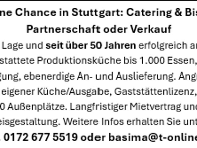 Gewerbe kaufen in Stuttgart-Ost, Stuttgart