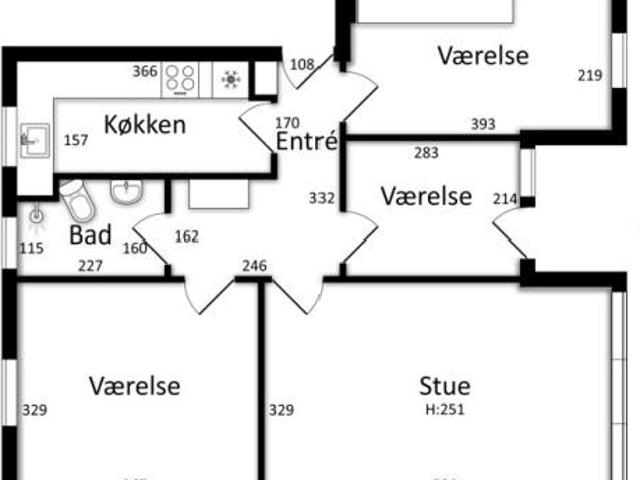 Lejlighed til leje i Assens