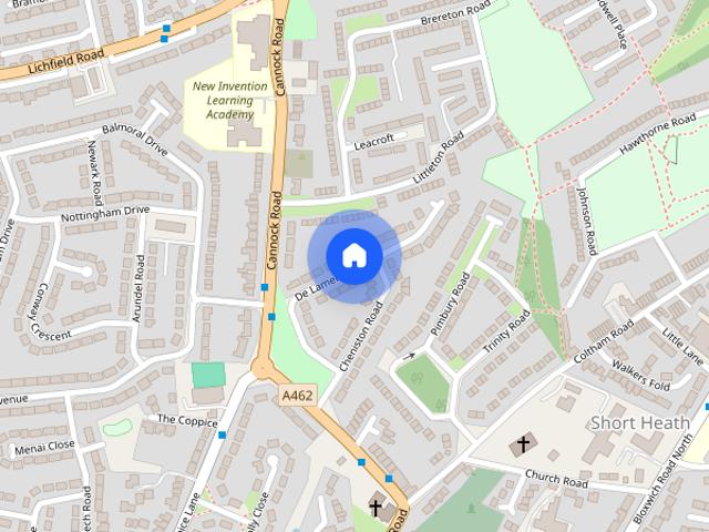 House for rent in Willenhall, Short Heath