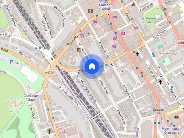 Apartment for rent in Chalk Farm, Greater London
