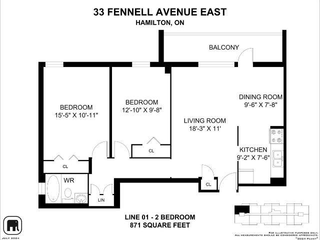 Apartment for rent in Ancaster, Ontario