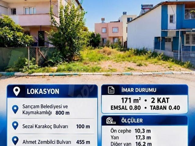 Sariçam, Adana içerisinde satılık Arsa