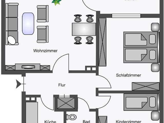 Apartment mieten in Bockum-Hövel, Hamm