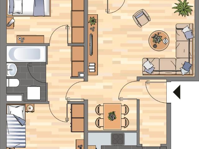Apartment mieten in Wolfsburg, Niedersachsen