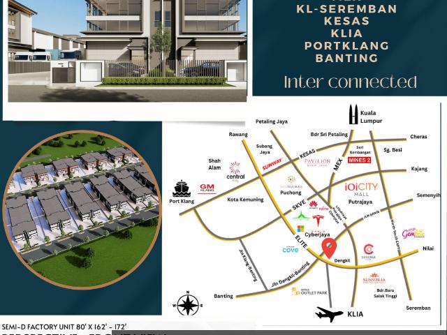 Warehouse for sale in Tanjong Sepat, Selangor