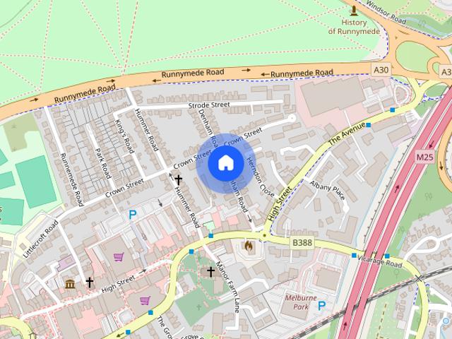 Apartment for rent in Row Town, Surrey