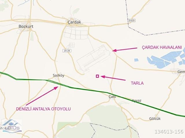 Çaltı, Çardak içerisinde satılık Arsa