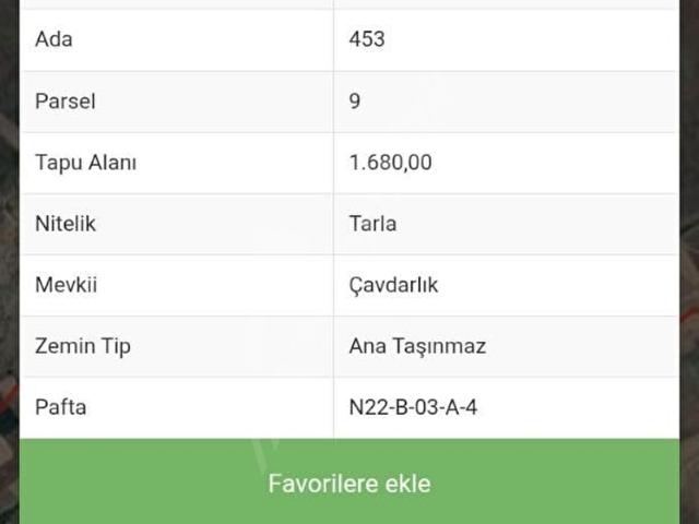 Kırca, Acıpayam içerisinde satılık Arsa