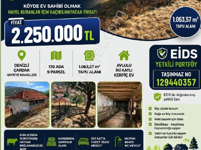 Çardak, Denizli içerisinde satılık Bahce kati
