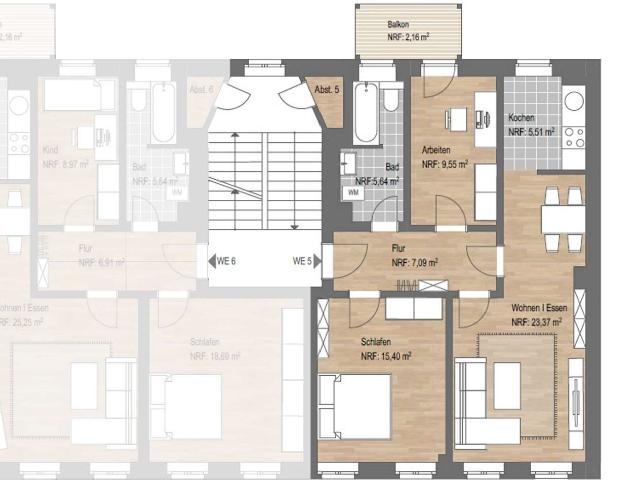 Etagenwohnung kaufen in Leipzig, Engelsdorf