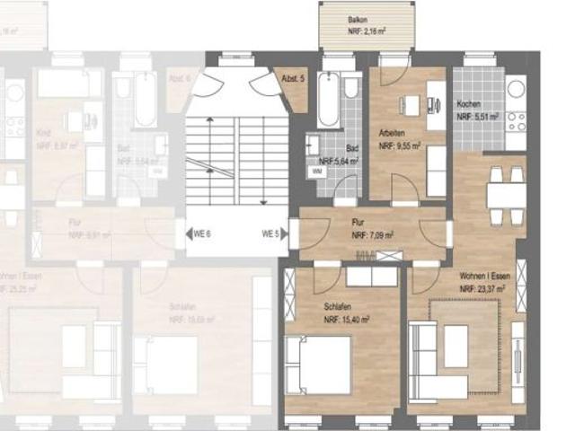 Etagenwohnung kaufen in Leipzig