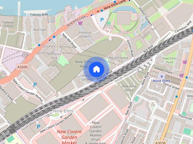 Apartment for rent in Nine Elms, Greater London