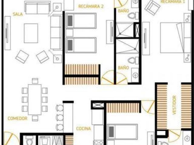 Departamento B en Venta, Tercer Piso en Av. Abraham Zabludovsky, Torres Teatro, Coatzacoalcos, Ver